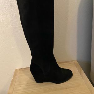 Sole Society, black, knee high boot, size 8.5